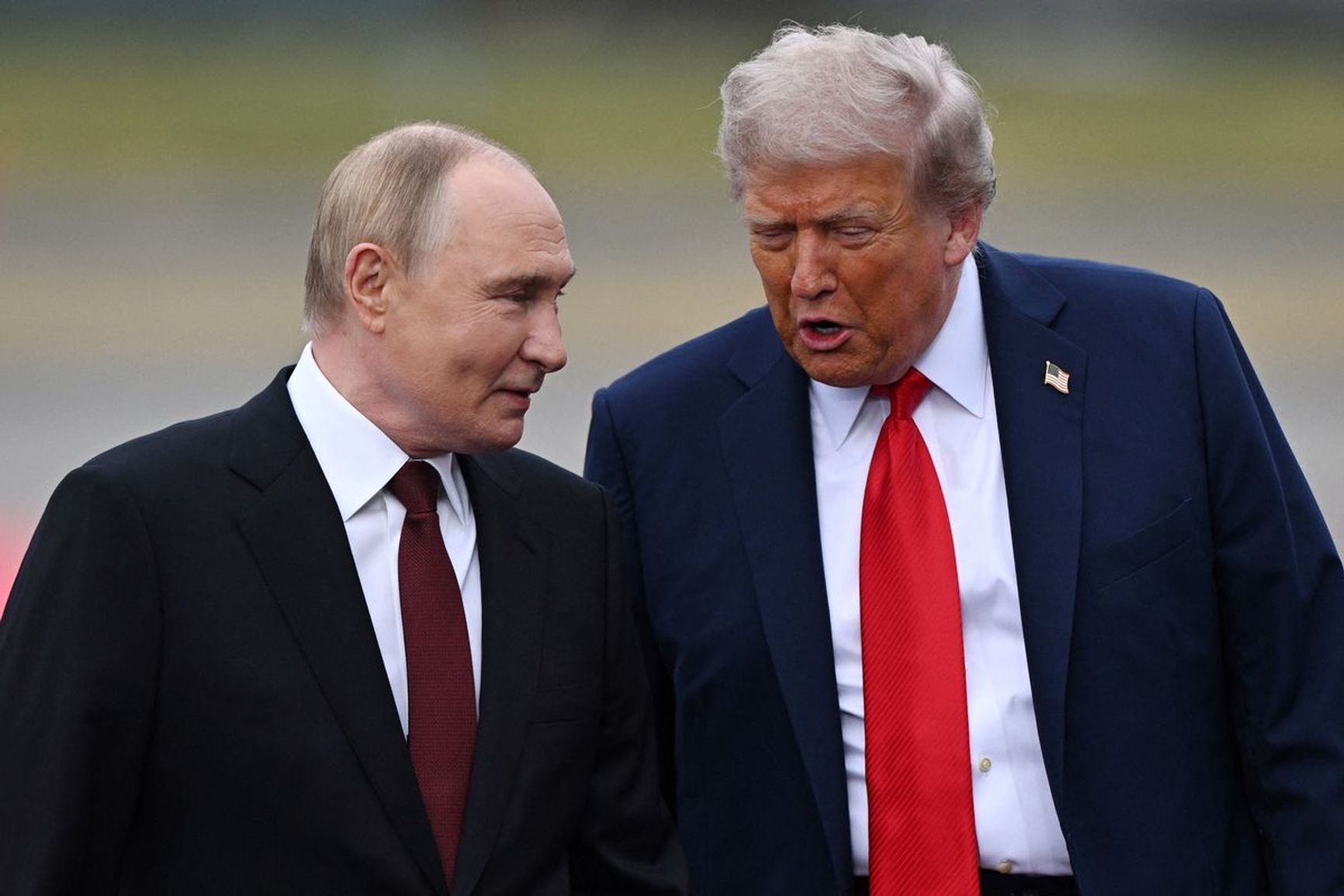 Trump and Putin at the summit in Alaska