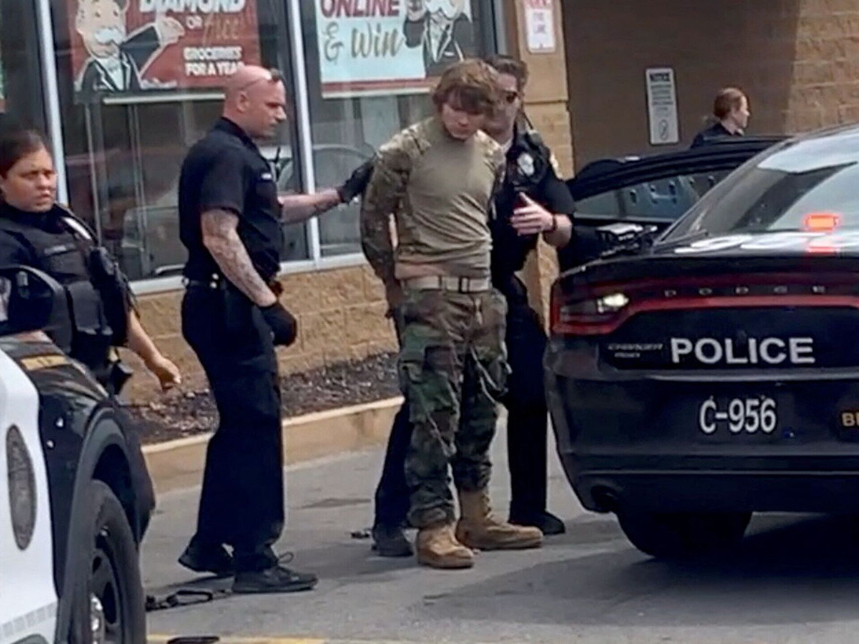 The shooter arrested shortly after the 2022 Buffalo attack