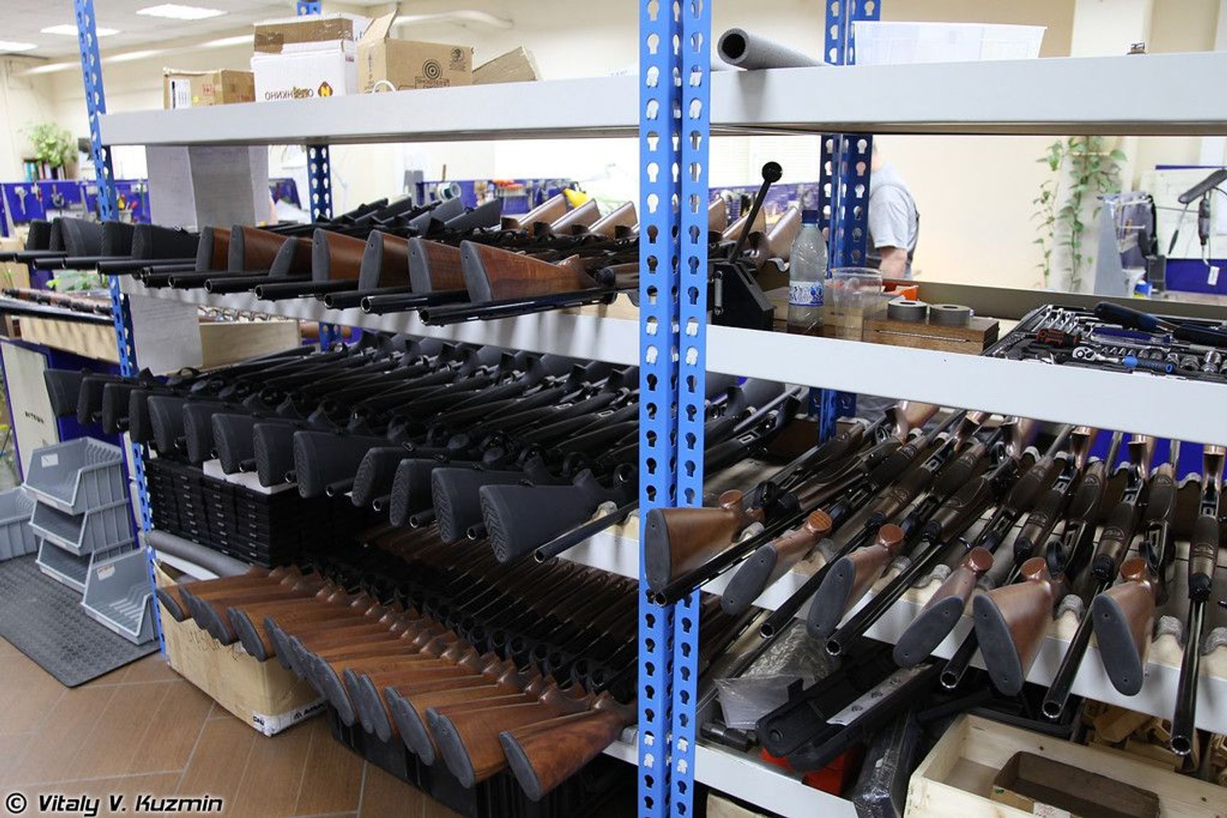 Marocchi shotguns assembled at Promtekhnologiya’s workshop