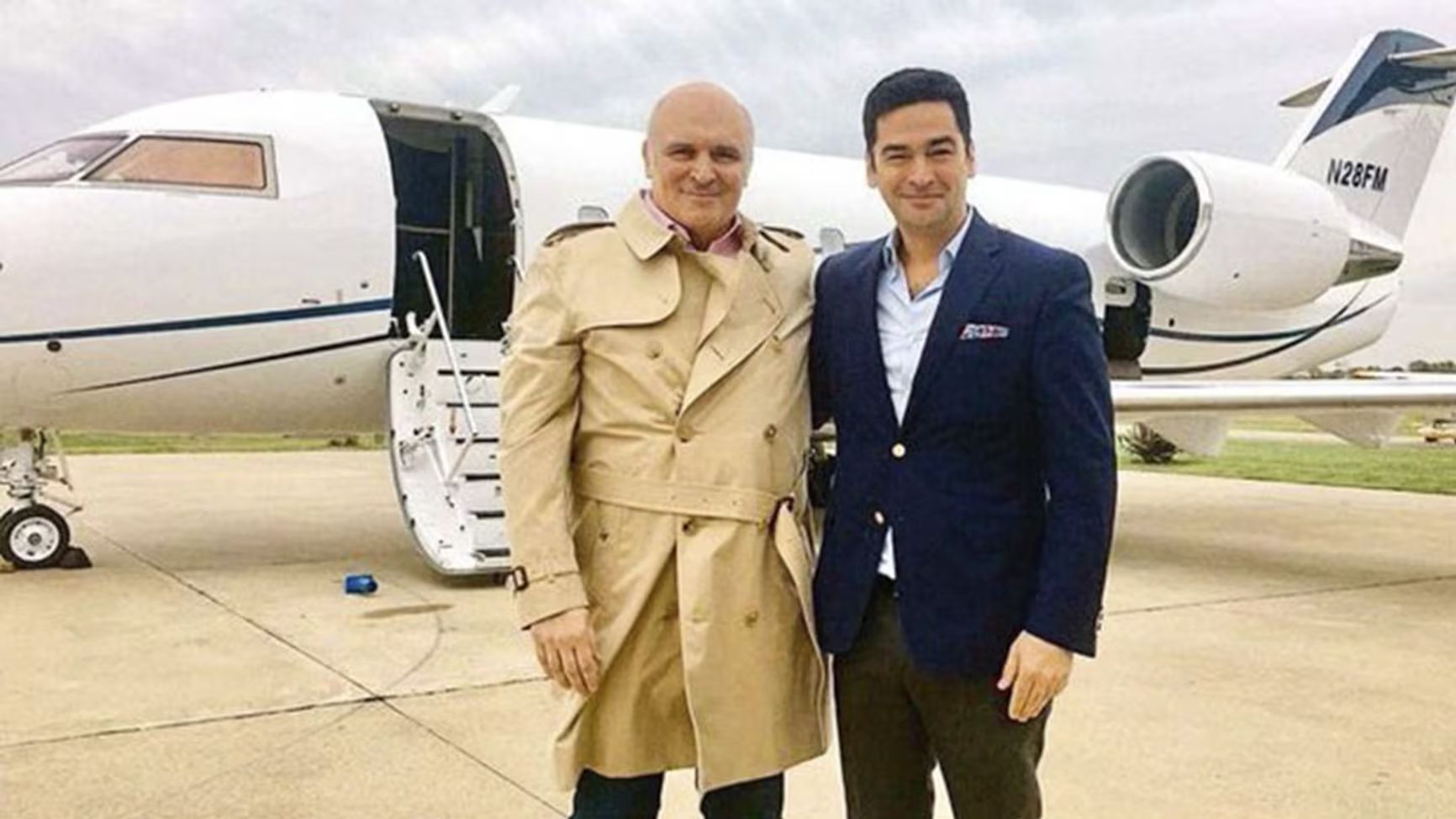 Хосе Луис Эсперт (слева) с «Фредом» Мачадо